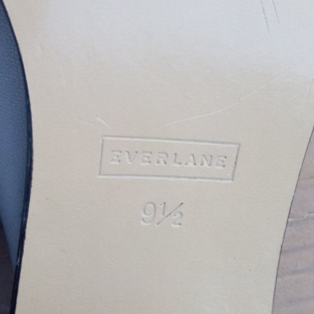 Everlane Day Heel Slip in Chunky Heel Mules sz 9 1/2 NEW - Picture 8 of 12